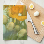 ハニービー春キッチンタオル キッチンタオル (四つ折り)