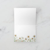 ハニービー水彩ベイビーシャワー感謝カード | サンキューカード (内部)