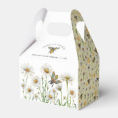 ハニービー甘い缶詰の赤ちゃんシャワーお願い フェイバーボックス (裏面サイド)