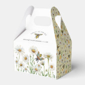 ハニービー甘い缶詰の赤ちゃんシャワーお願い フェイバーボックス (正面サイド)