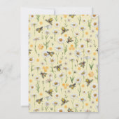 ハニービー甘いAs缶赤ちゃんシャワー招待状 招待状 (裏面)