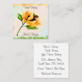 ハニービー生のハニービジネスカード スクエア名刺 (正面/裏面)