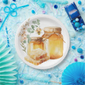 ハニービー紙プレート ペーパープレート (パーティー)