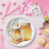 ハニービー紙プレート ペーパープレート (パーティー)