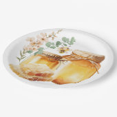 ハニービー紙プレート ペーパープレート (アングル)