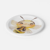 ハニービー紙プレート ペーパープレート (アングル)