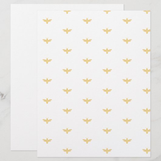 ハニービー紙 (正面/裏面)