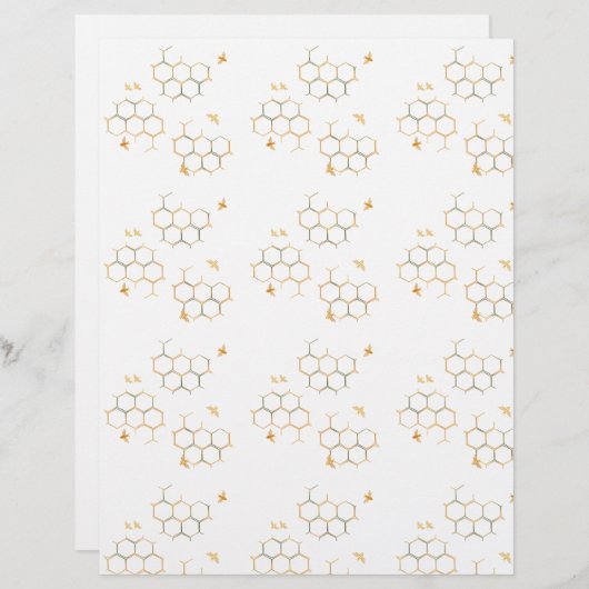 ハニービー紙 (正面/裏面)