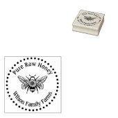 ハニービー職人農家マーケットグオーガニックッズ ラバースタンプ (押印)