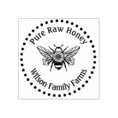 ハニービー職人農家マーケットグオーガニックッズ ラバースタンプ (インプリント)