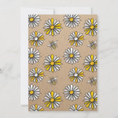 ハニービー誕生日パーティーへの招待 招待状 (裏面)