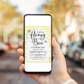 ハニービー誕生日パーティービー1st誕生日 招待状