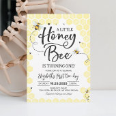 ハニービー誕生日パーティービー1st誕生日 招待状