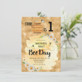 ハニービー誕生日パーティー 招待状 (スタンド正面)