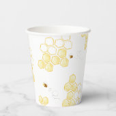 ハニービー誕生日パーティー 紙コップ (裏面)