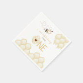 ハニービー誕生日ビーテーマ スタンダードカクテルナプキン (角)