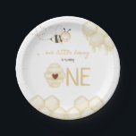 ハニービー誕生日紙プレート ペーパープレート<br><div class="desc">愛らしいハニービー誕生日紙プレートで、あなたの小さな人の"Bee-day"を特別な特別な作りなさい！（昆虫）マルハナバチをテーマにしたお祝いに最適なプレートは、お客様を喜ばせる甘いデザインを備えている。最初の誕生日でも「Sweet to Bee One」パーティーでも、これらのプレートはあなたのお祝いに完璧な追加である！</div>