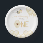 ハニービー誕生日紙プレート ペーパープレート<br><div class="desc">愛らしいハニービー誕生日紙プレートで、あなたの小さな人の"Bee-day"を特別な特別な作りなさい！（昆虫）マルハナバチをテーマにしたお祝いに最適なプレートは、お客様を喜ばせる甘いデザインを備えている。最初の誕生日でも「Sweet to Bee One」パーティーでも、これらのプレートはあなたのお祝いに完璧な追加である！</div>