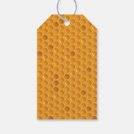 ハニービー誕生日Iベビーシャワーありがとう ギフトタグ (裏面)