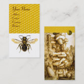 ハニービー赤い養蜂家,養蜂卵の殻 名刺 (正面/裏面)