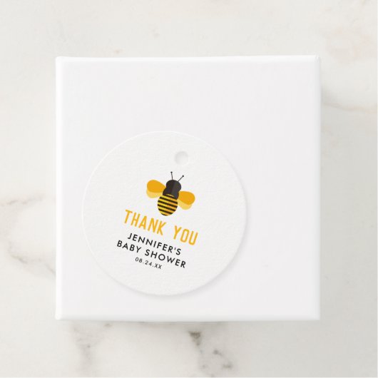 ハニービー赤ちゃんシャワーありがとう フェイバータグ (インサイチュ)