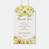 ハニービー赤ちゃんシャワー ギフトタグ (正面)