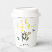 ハニービー赤ちゃんシャワー 紙コップ (正面)