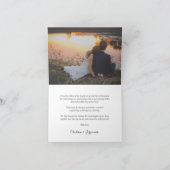 ハニービー金ゴールドカスタムクリーム写真サンキューカード サンキューカード (内部)