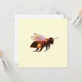 ハニービー飛んでいる カード (正面/裏面インサイチュ)