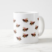 ハニービー飛んでいる ジャンボコーヒーマグカップ (正面右)