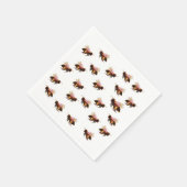 ハニービー飛んでいる スタンダードカクテルナプキン (角)