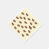 ハニービー飛んでいる スタンダードカクテルナプキン (角)