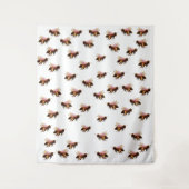 ハニービー飛んでいる タペストリー (正面)