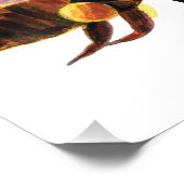 ハニービー飛んでいる フォトプリント (角)