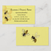 ハニービー養蜂事業カスタム名刺 名刺 (正面/裏面)