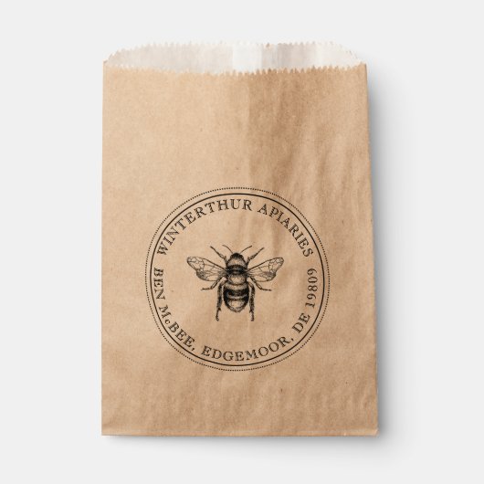 ハニービー養蜂品店バッグクラフト フェイバーバッグ (正面)