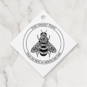 ハニービー養蜂製品または価格ラベル フェイバータグ (正面)