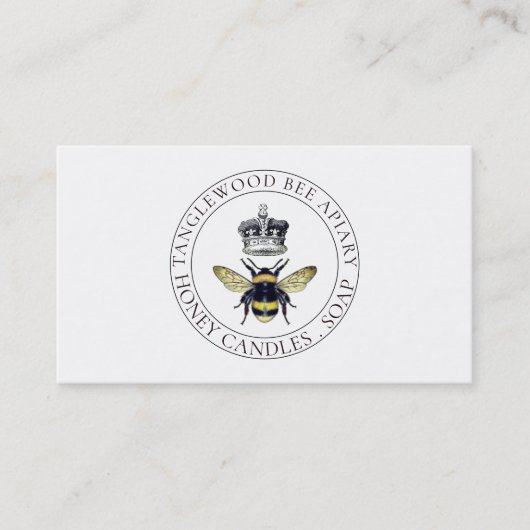 ハニービー養蜂製品 名刺 (正面)