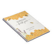 ハニービー1年目のマイルストーンベビー書 ノートブック (右側)