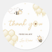 ハニービー1歳 ラウンドシール (正面)