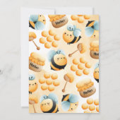 ハニービー1st誕生日パーティの招待状 招待状 (裏面)