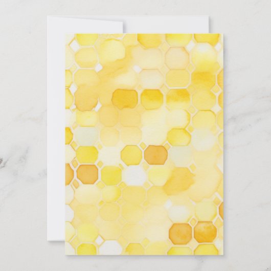 ハニービー2歳 招待状 (裏面)