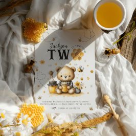 ハニービー2st誕生日ベアバースデーパーティー 招待状