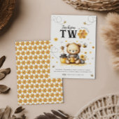 ハニービー2st誕生日ベアバースデーパーティー 招待状