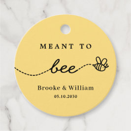 ハニービー ウェディング ブライダル ベビーシャワー フェイバータグ