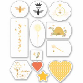 ハニービー カスタムカット ビニールステッカー シール