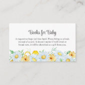 ハニービー カモミール ベビーシャワーブック 赤ちゃんのための本 エンクロージャーカード (正面)