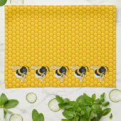 ハニービー キッチンタオル (折り畳み)