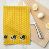 ハニービー キッチンタオル (四つ折り)