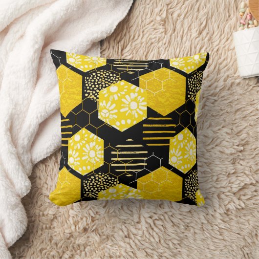 ハニービー クッション (ブランケット)
